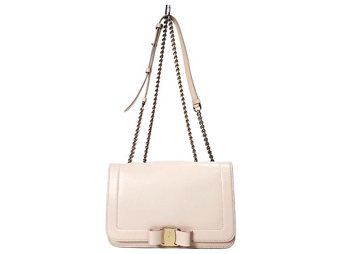 Salvatore Ferragamo Bolsa de Alça de Corrente Gini Chain Rosa