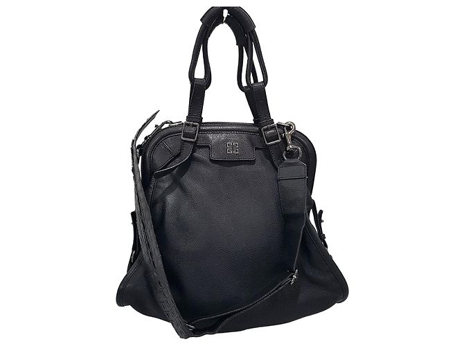 Givenchy Borsa tote a tracolla in pelle nera Nero