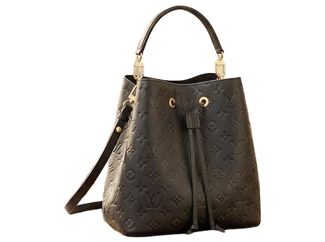 Néonoé Louis Vuitton NeoNoe MM Monogram Empreinte Noir