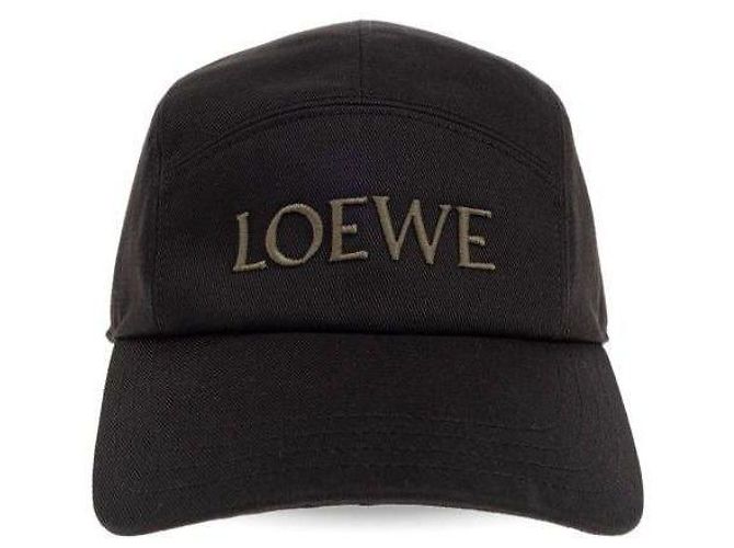Loewe Cotton Camp Cap Black