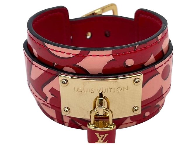 Louis Vuitton Lackarmband Rot