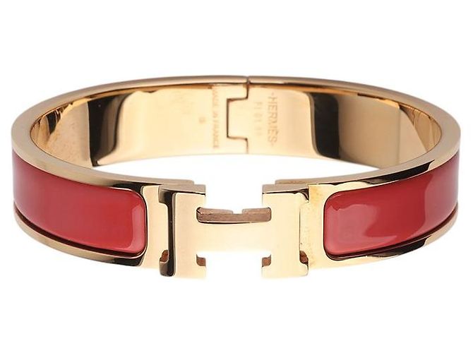 Hermès Bracciale Click Corallo Oro Rosa PM 