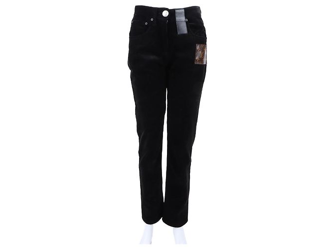 Louis Vuitton Corduroy Pants Black