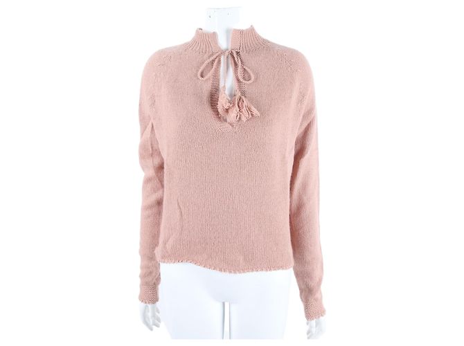 Dior Langarm-Strick aus Kaschmir Pink 