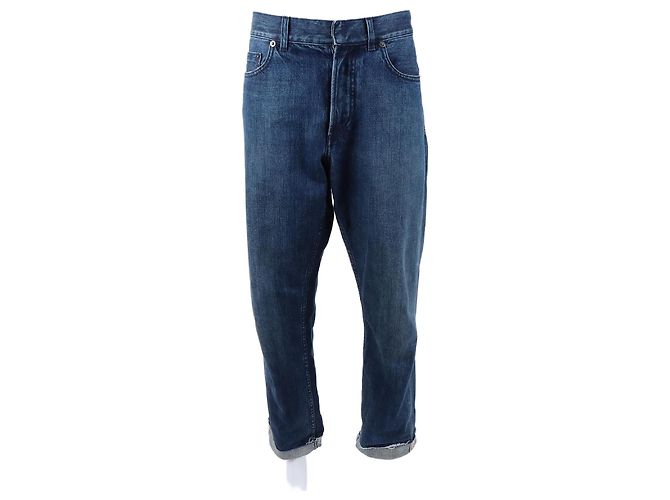 Dior Pantaloni in denim Blu