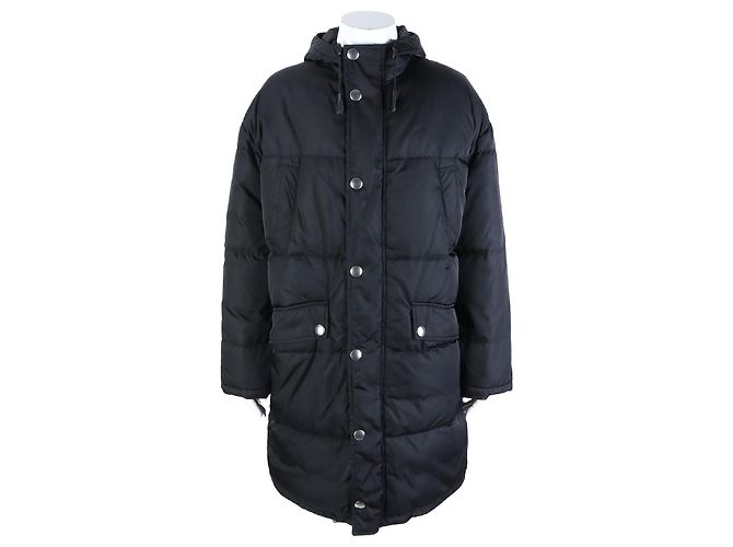 Langer gesteppter Pullover Prada Schwarz 