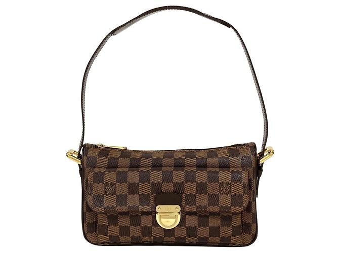 Borsa a Spalla Louis Vuitton Ravello GM Marrone Damier ebene