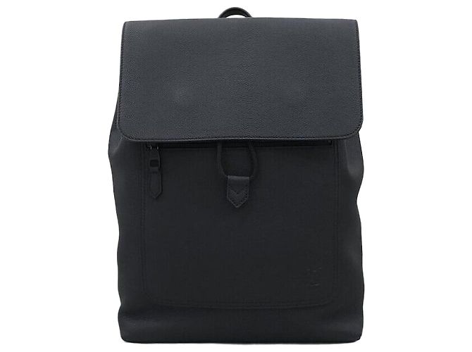 Louis Vuitton Fast Line Leather Backpack Black