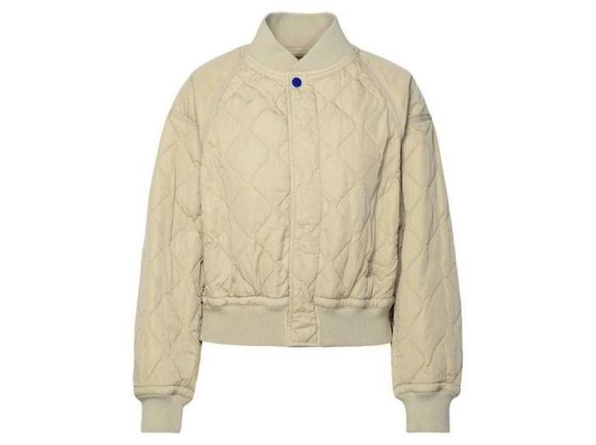 Burberry Jaqueta Boomer em nylon acolchoado Dourado