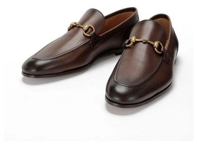 Gucci Mocassins en cuir Marron