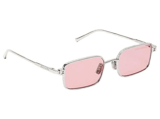 Louis Vuitton Pure Square Sonnenbrille Silber