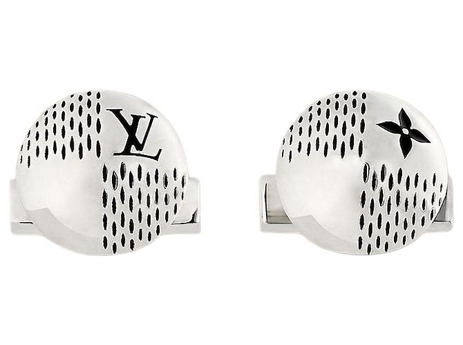 Louis Vuitton Gemelli per completo cm Argento Panno