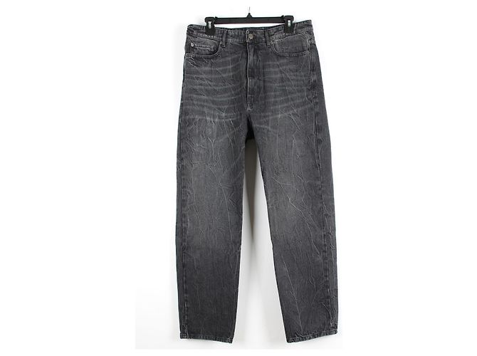 Balenciaga Black Washed Denim Pants Multiple colors