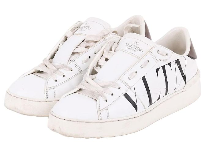 Valentino Baskets blanches pour femme à bride cachée
