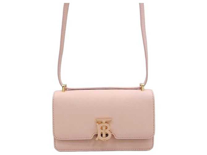 Burberry Mini borsa a tracolla in pelle rosa