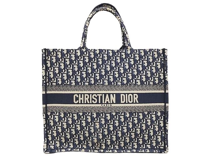Dior Tote em Canvas Oblique Large Multicor