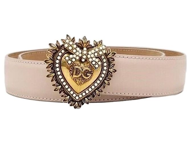 Dolce & Gabbana Cinturón de cuero Devotion Multicolor