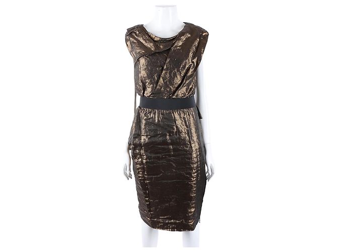 Abito senza maniche Lanvin D'oro