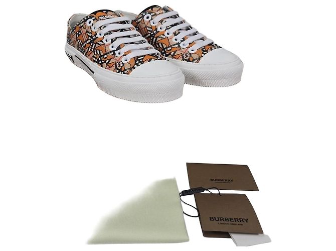 Burberry Monogram Print Canvas Sneakers Multiple colors