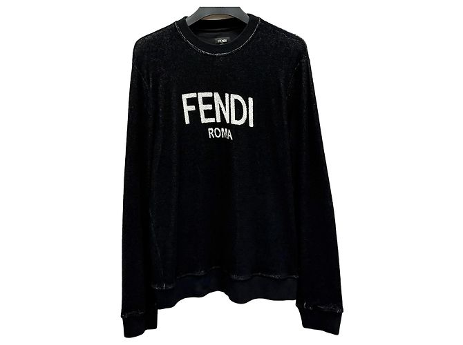 Fendi Logo Terry Sweatshirt aus Baumwolle