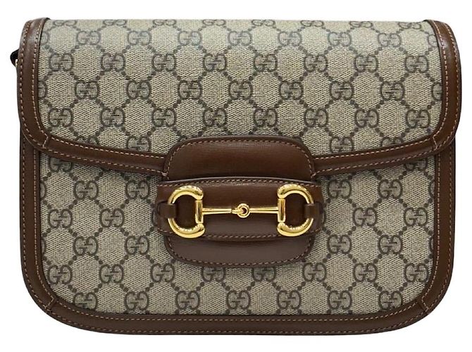 Horsebit 1955 Gucci Horsebit GG Medium Schultertasche Braun