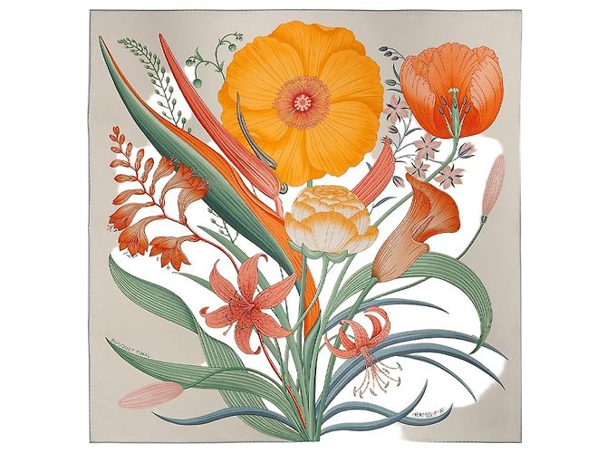 Hermès Bufanda Final Bouquet