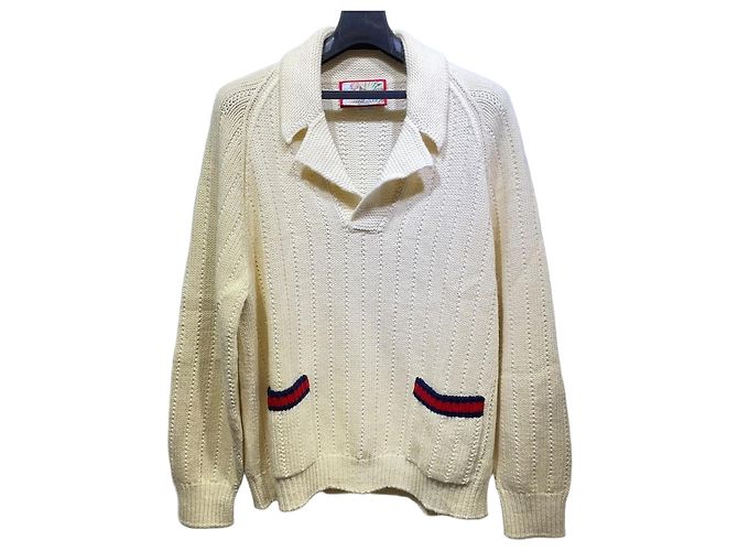 Gucci Suéter de malha Tiger com patch Multicor
