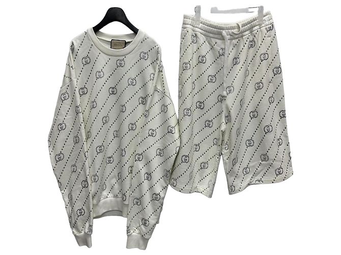 Gucci Stripe Interlocking Crystal Sweatshirt Multiple colors
