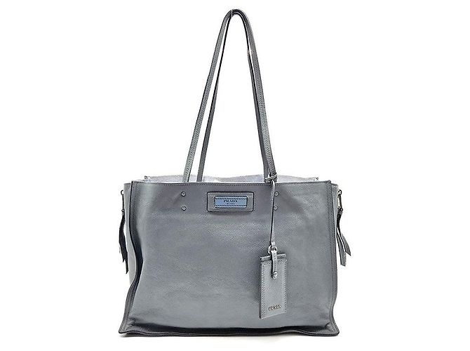 Prada Borsa a Spalla Etiquette Marrone 