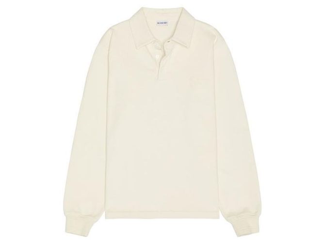Burberry Polo in cotone a maniche lunghe