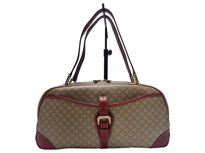 16 Céline Borsa Bowling Macadam Borsa a Spalla Marrone