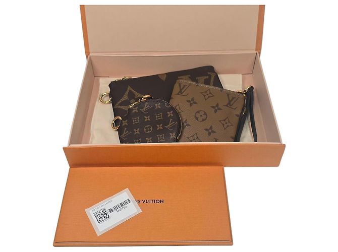 Louis Vuitton Monogram Canvas Trio Pouch Multiple colors