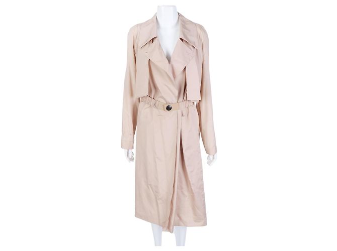 Hermès Gabardina de seda Hermes Rosa