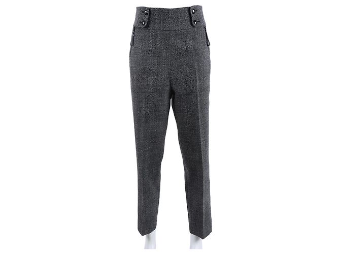Christian Dior Wool Pants Brown