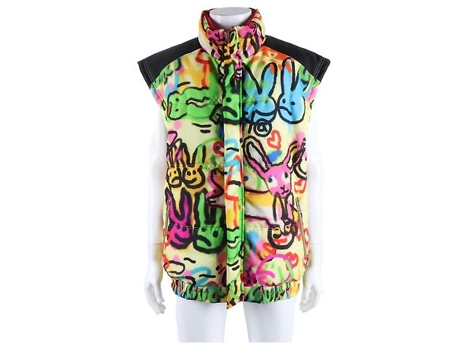 Colete acolchoado com fecho de correr Gucci Multicor