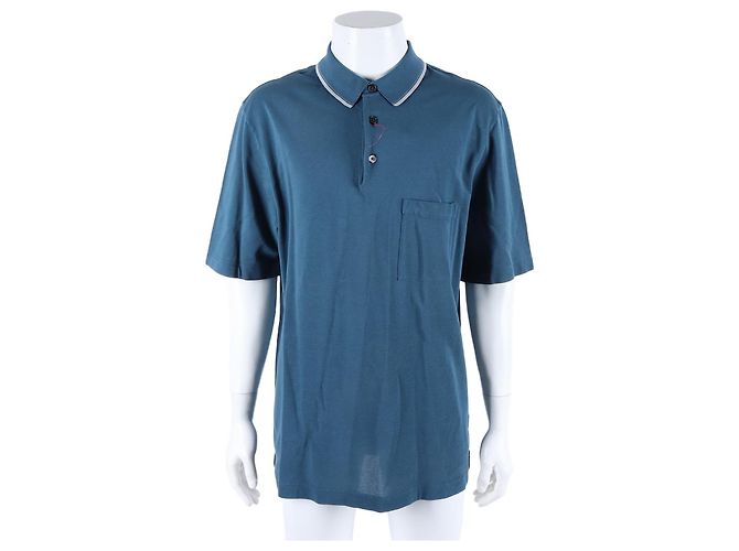Hermès Hermes PK a Maniche Corte Blu