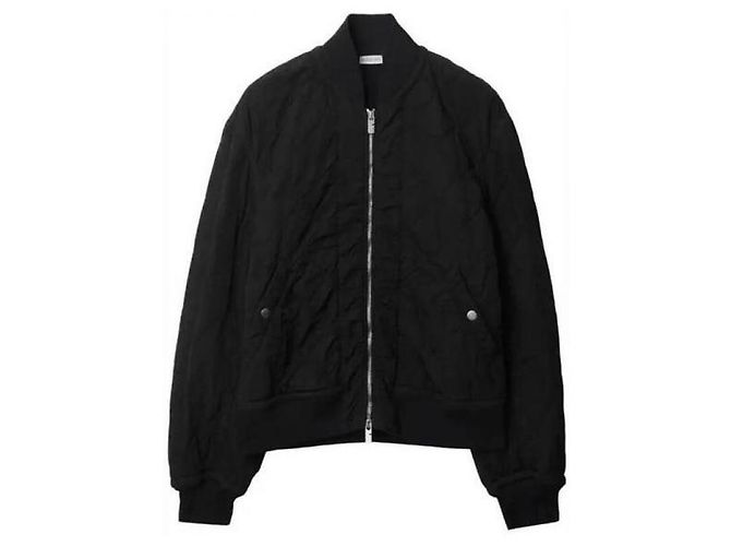 Burberry Giacca bomber in nylon trapuntato Nero