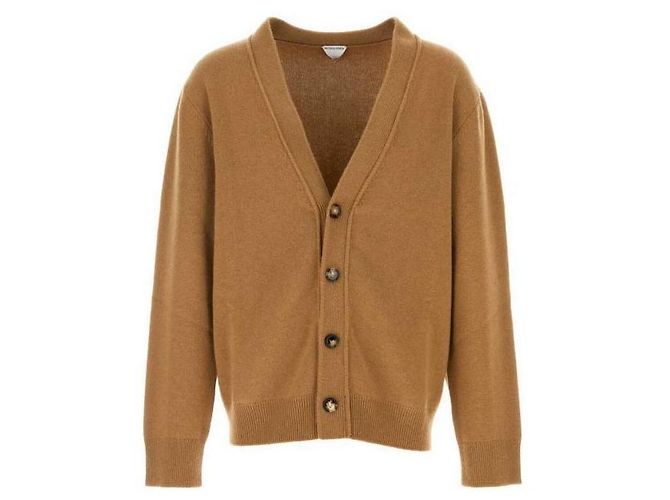 Bottega Veneta Klassischer Kaschmir-Cardigan Orange