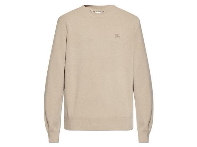 Burberry Pullover aus Kaschmir-Mischung Braun Tuch