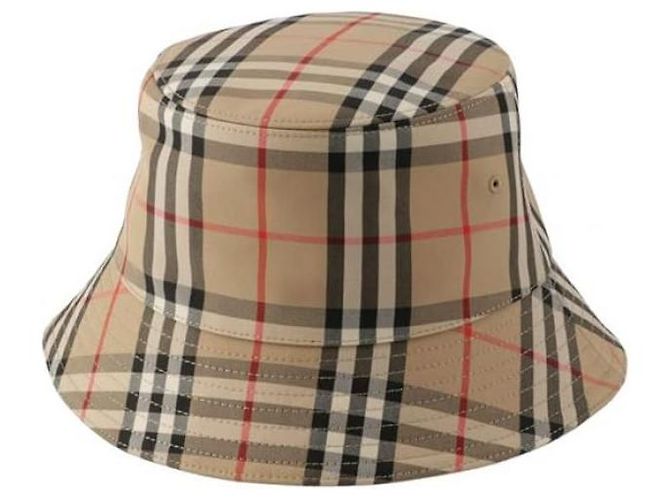 Burberry Chapéu bucket em mistura de algodão
