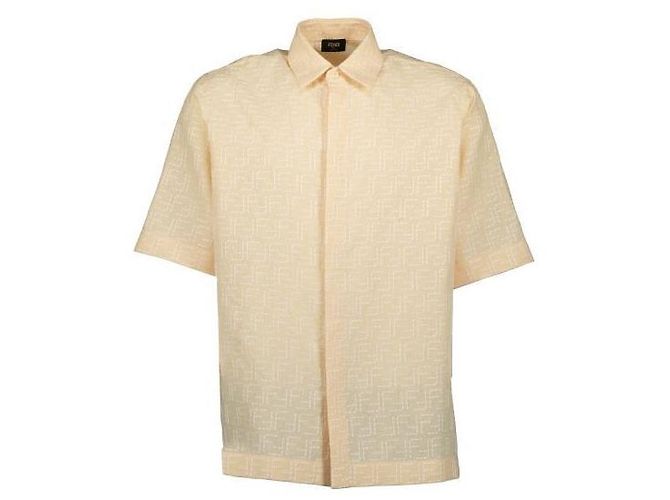 Fendi Leinenhemd Gelb 
