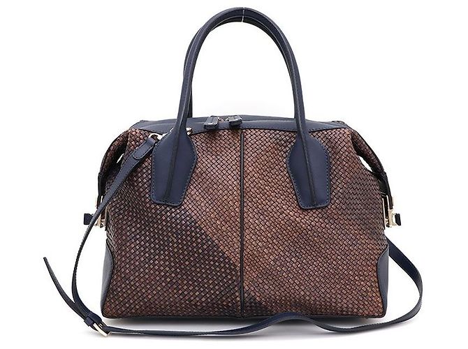 Tod's Borsa Tote Media e Borsa a Spalla D-Style Blu