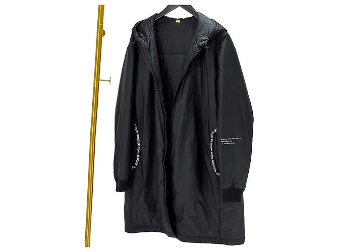 Moncler Genius Fragment Long Down Coat Black