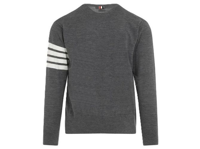 Thom Browne Feiner Merinowolle-Strickpullover