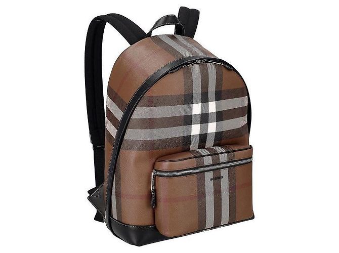 Burberry Check and Leather Backpack