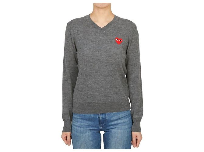 Comme Des Garcons Maille pour femme Red Heart AZ Marron