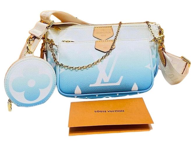 Multi Pochette Louis Vuitton Pochette Accesorios Bolso de Hombro y Bandolera Naranja