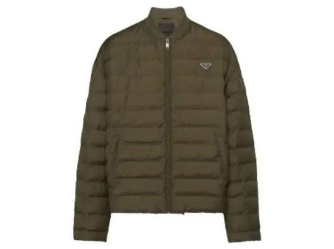 Prada Military Down Jacket Green