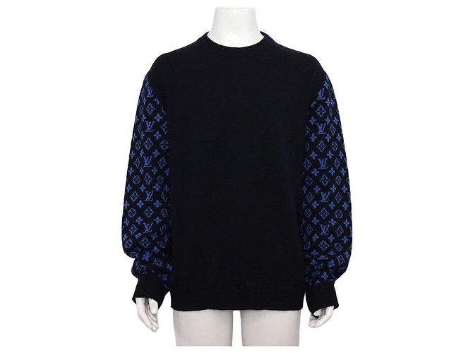 Louis Vuitton Pull en maille Monogram Mix en cachemire pour homme Multicolore