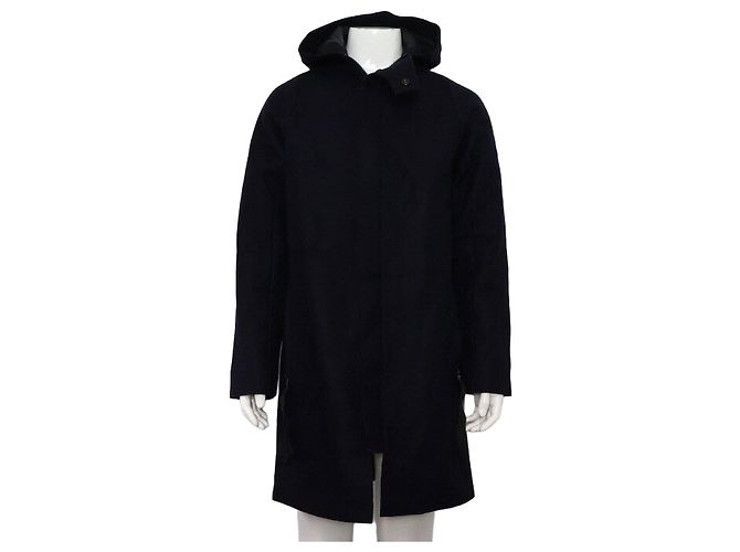Acne Jaqueta masculina de nylon com forro de lã Milton